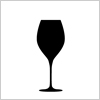 ワイングラス　イラレ/ベクトルデータ