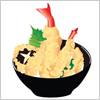 天丼・てんぷら　イラレ/ベクトルデータ【無料配布】