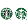 1992年からと2011年からのスターバックスコーヒーのロゴデータ