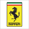 高級スポーツカー、フェラーリ（Ferrari）のロゴ