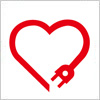 愛情点検マークのロゴアイコン