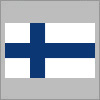青・白の組み合わせからなるフィンランドの国旗