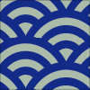 青海波柄のパターン素材