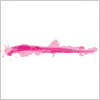 ピンクのインクが飛び散ったような筆のイラスト・アートブラシ素材