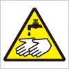 手を洗う注意標識アイコンマーク