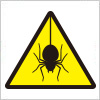 蜘蛛注意を表す標識アイコンマーク