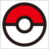 ポケモンボールのアイコンマーク