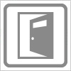 押戸（奥）の案内の簡易アイコンイラスト