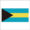 黒・青・黄の組み合わせからなるバハマの国旗