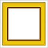 金色の額縁イラスト