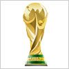 サッカーワールドカップのトロフィー イラレデータ