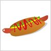 ホットドックのイラスト