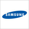 サムスン電子（samsung）のロゴ