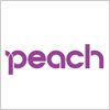 LCC　ピーチ（peach）のロゴ