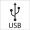 USB（ユニバーサル・シリアル・バス）のロゴマーク
