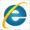 インターネットエクスプローラー（Internet Explorer/ IE）のロゴアイコンマーク