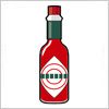 タバスコ（TABASCO）のイラスト