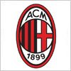 ACミラン（アッソチャツィオーネ・カルチョ・ミラン/Associazione Calcio Milan）のロゴマーク