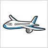 飛行機のイラスト