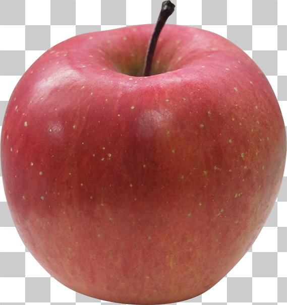 りんごの切り抜き透過画像