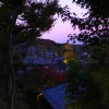 眺望散策路から見る夕暮れ時の長谷寺