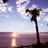 奄美大島・大浜海浜公園・見晴らし広場から見るサンセット