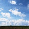 宮古島の豊かな自然と大きな雲