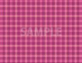 ピンク色のタータンチェック柄のパターン素材から作成したA4サイズ背景素材