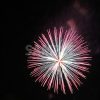 ピンク・ブルーの花火