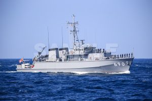 観艦式の写真「690みやじま」観艦式,護衛艦,日本,海,無料の写真