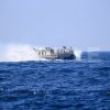 観艦式の写真「LCAC　エア・クッション型揚陸艇」