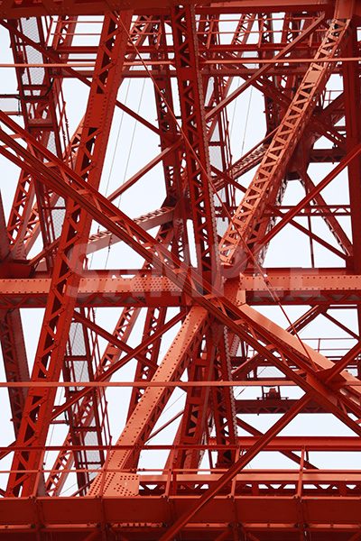 東京タワーの鉄骨の写真・フォト