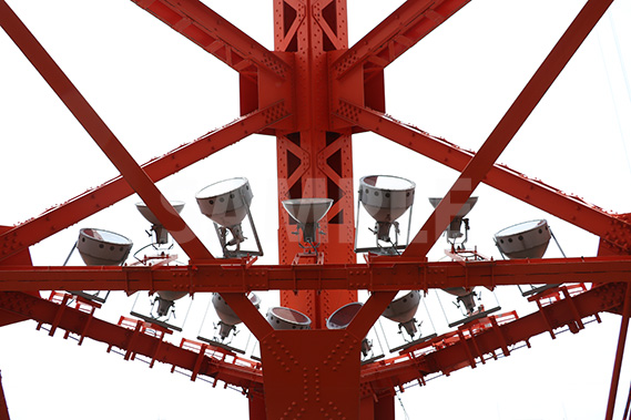 東京タワーの鉄骨とライトの写真・フォト