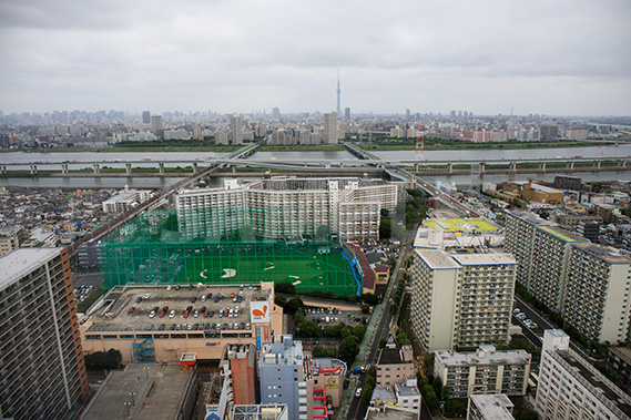 船堀 タワーホール船堀 展望台(1)からの写真・フォト