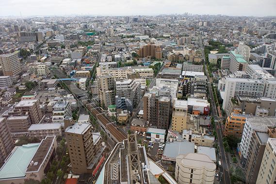 タワーホール船堀 展望台(5)からの写真・フォト素材