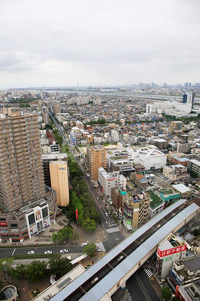 タワーホール船堀 展望台（7）からの写真・フォト素材