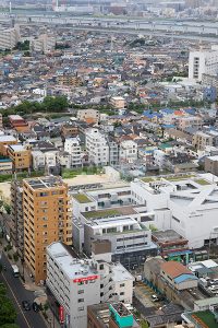 タワーホール船堀 展望台（10）からの写真・フォト素材