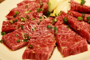 ハラミ（焼肉）の写真・フォト素材