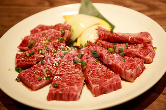 ハラミ(焼肉)の写真・フォト素材
