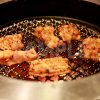 網焼きの上ミノ（焼肉）の写真・フォト素材