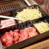 ロース定食（焼肉）の写真・フォト素材