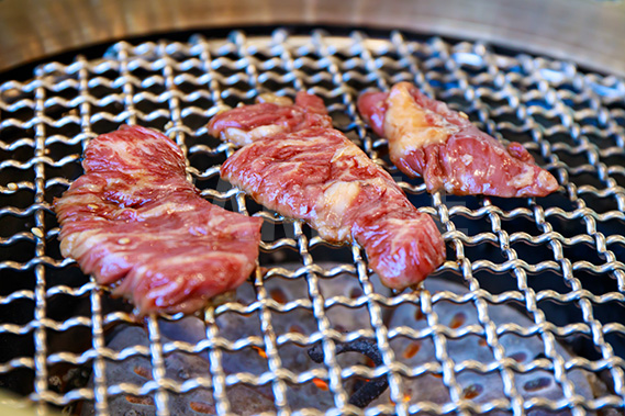 ハラミ（焼肉）の写真・フォト素材