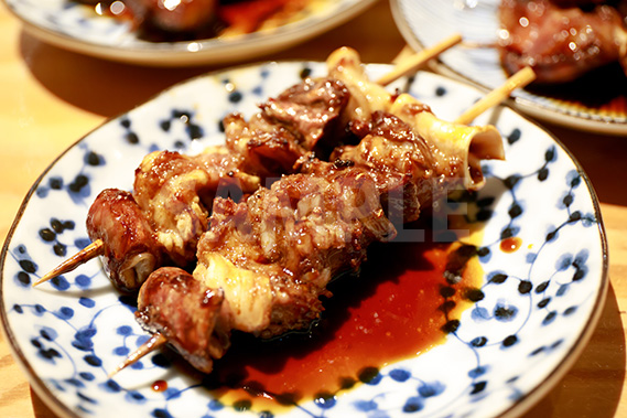 軟骨　串焼きの写真・フォト素材