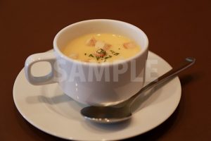 コーンスープの写真・フォト素材
