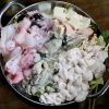 あんこう鍋 (アンコウ・アン肝・白子・牡蠣)の写真・フォト素材