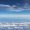 旅客機から見る空と雲