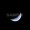月の写真　正午月齢(4.7)